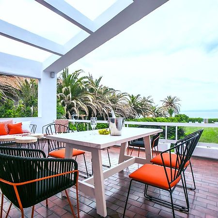 Hestia Beachfront Villa Polychrono Eksteriør billede